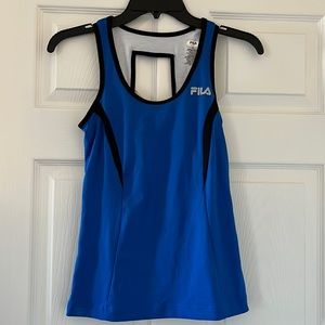 FILA blue workout tank